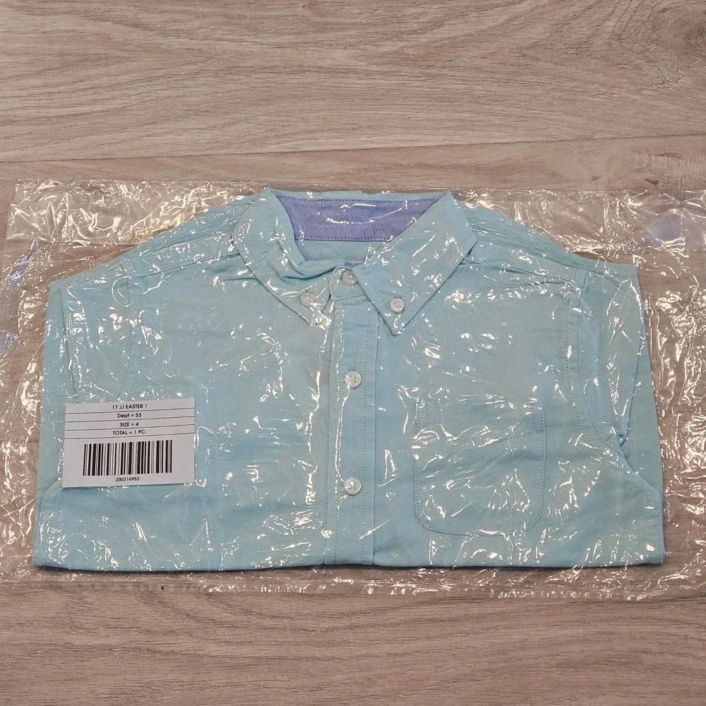Spring Outfits Boys Size 4 Lot of 5 Button Down Shirts Plaid NEW Pants‎ Shorts